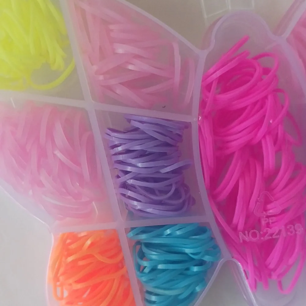 Danbar Girls Magic Vibes Girls Hair Rubber Band Set Butterfly-500pc